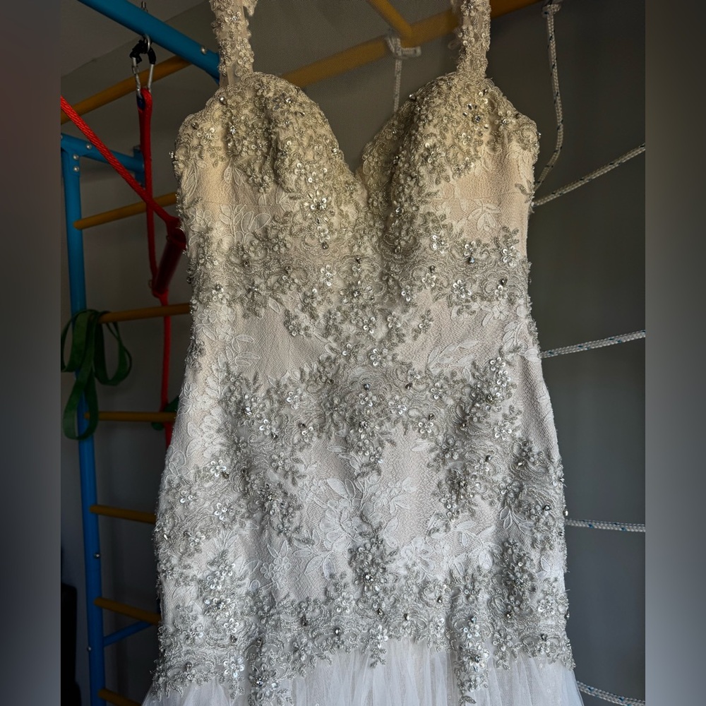 Watters Vienna Bride beautifully dress, size 8 - Picture 6 of 16